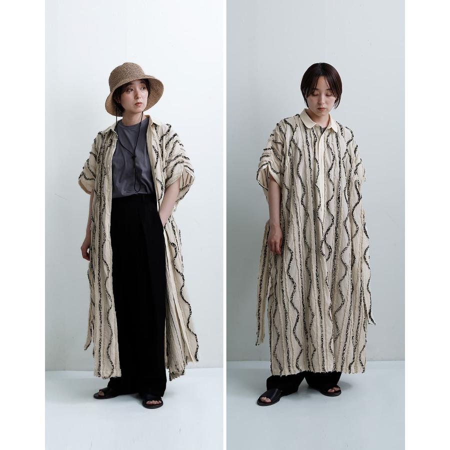 アシードンクラウド ASEEDONCLOUD コットン マーケット シャツコート Market shirt coat 261302 レディース  春夏 2026ss新作の画像