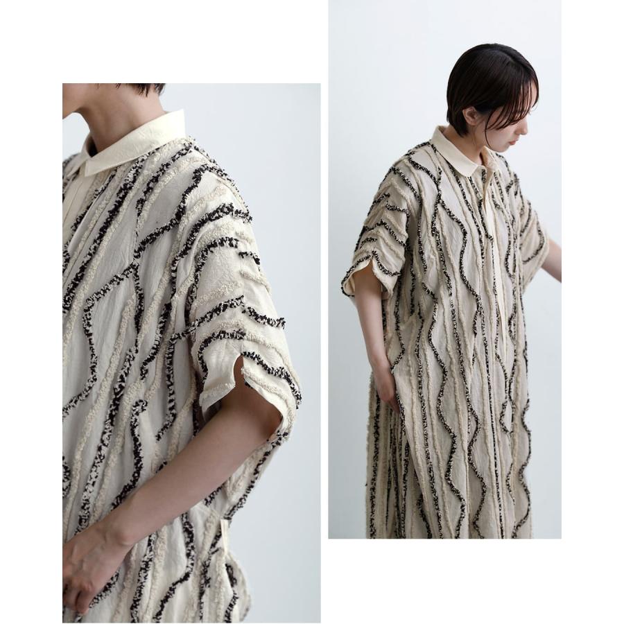アシードンクラウド ASEEDONCLOUD コットン マーケット シャツコート Market shirt coat 261302 レディース  春夏 2026ss新作の画像
