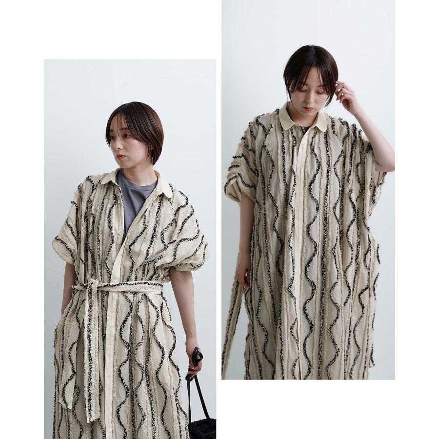アシードンクラウド ASEEDONCLOUD コットン マーケット シャツコート Market shirt coat 261302 レディース  春夏 2026ss新作の画像