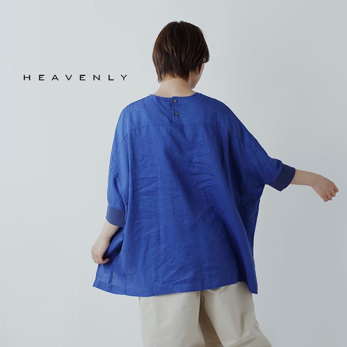 ヘブンリー heavenly リネン バック ボタン ビッグ プルオーバー 2613032 2026ss新作の画像
