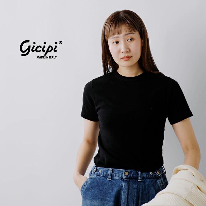 gicipi（ジチピ） コットン フライス クルーネック Tシャツ CRISTALLO