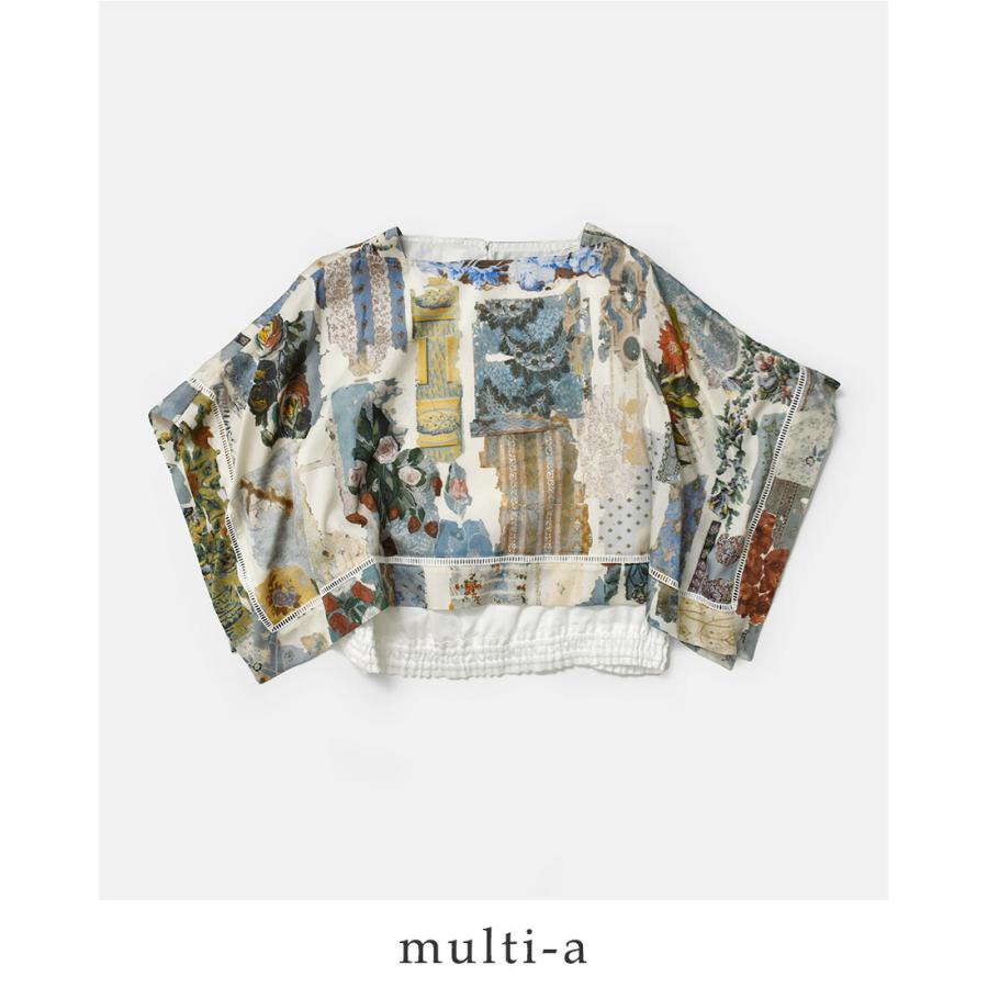 アシードンクラウド ASEEDONCLOUD コットン フロシキ ブラウス Furoshiki Blouse 261609 レディース 春夏 2026ss新作の画像