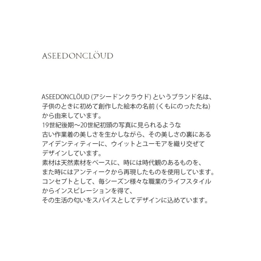 アシードンクラウド ASEEDONCLOUD コットン フロシキ ブラウス Furoshiki Blouse 261609 レディース 春夏 2026ss新作の画像