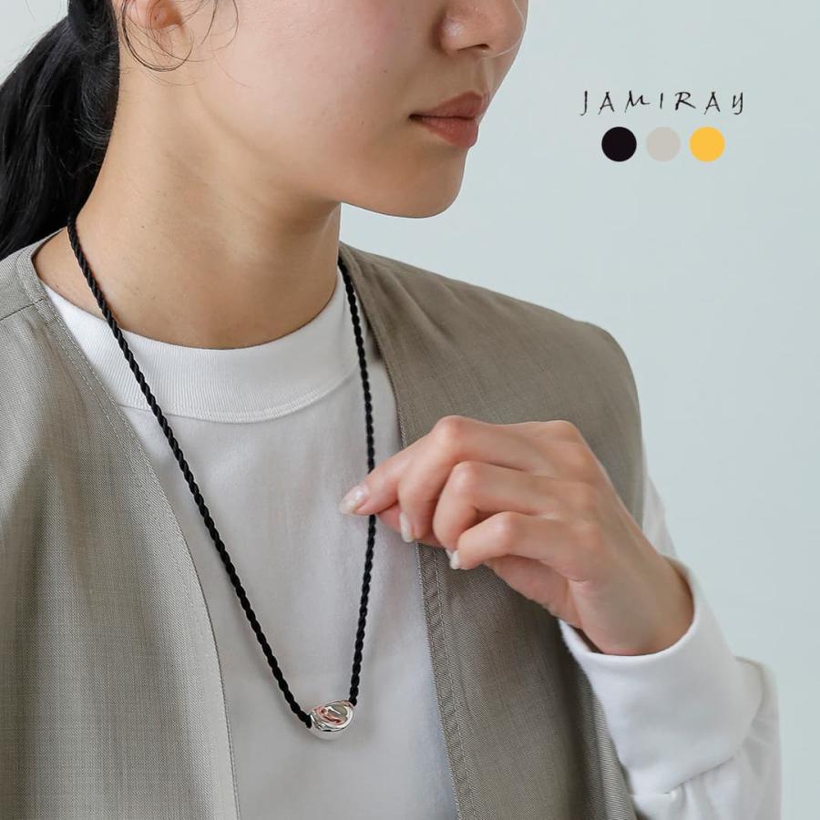 り*︎様 新作sacaiRing Necklace ネックレス チェーンブレスレ JAMIRAY（ジャミレイ） ミニビーン シルクコード ネックレス Mini bean