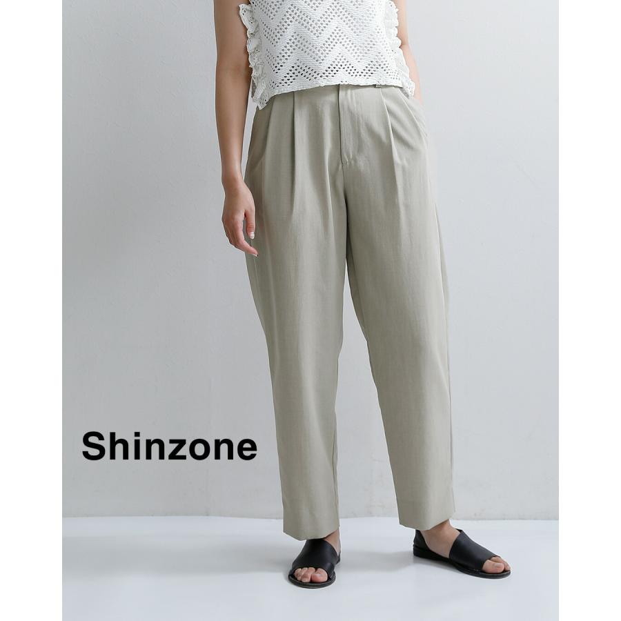 Shinzone（シンゾーン） ウォッシャブル バレルタックパンツ BREEZY