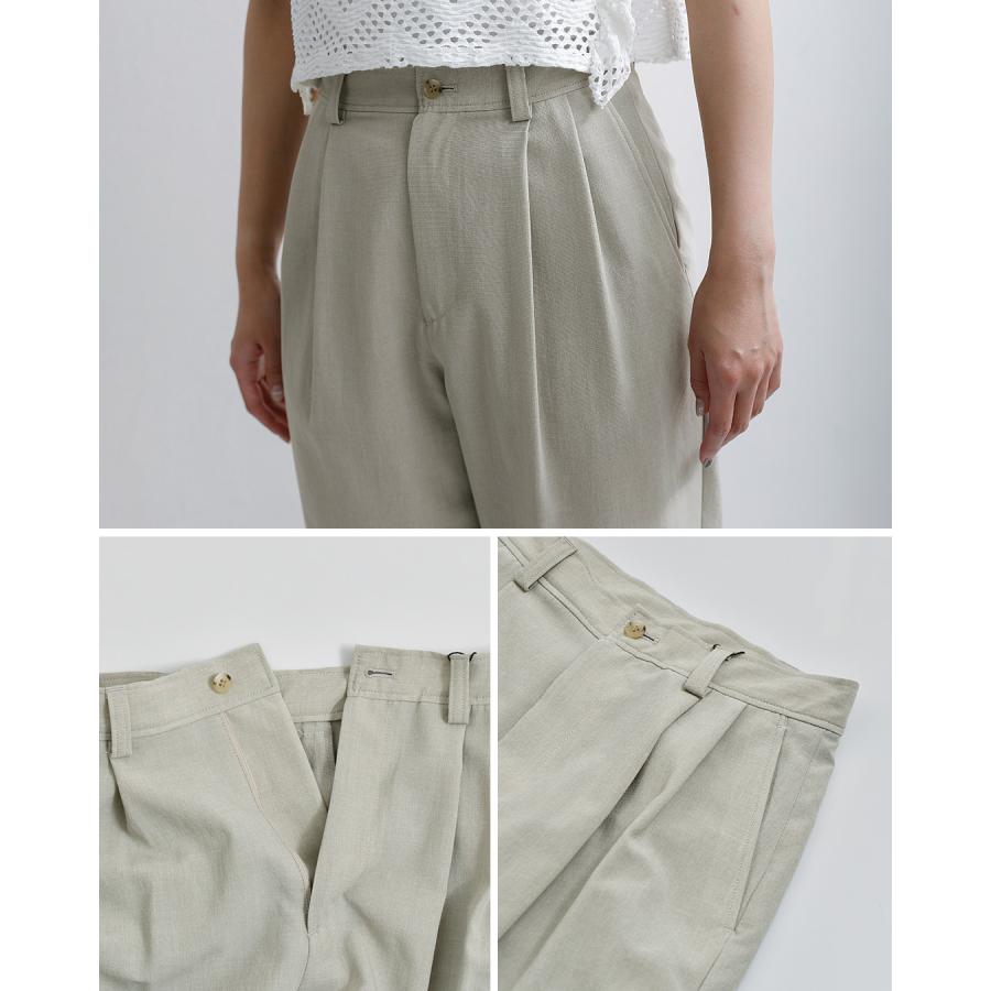 Shinzone（シンゾーン） ウォッシャブル バレルタックパンツ BREEZY