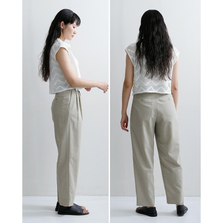 Shinzone（シンゾーン） ウォッシャブル バレルタックパンツ BREEZY