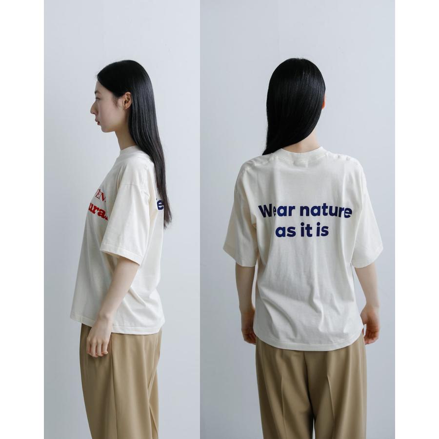 アンダイド UNDYED  オーガニックコットン 半袖 プリントTシャツ 30PV PT-T 26s341a レディース  春夏 2026ss新作の画像