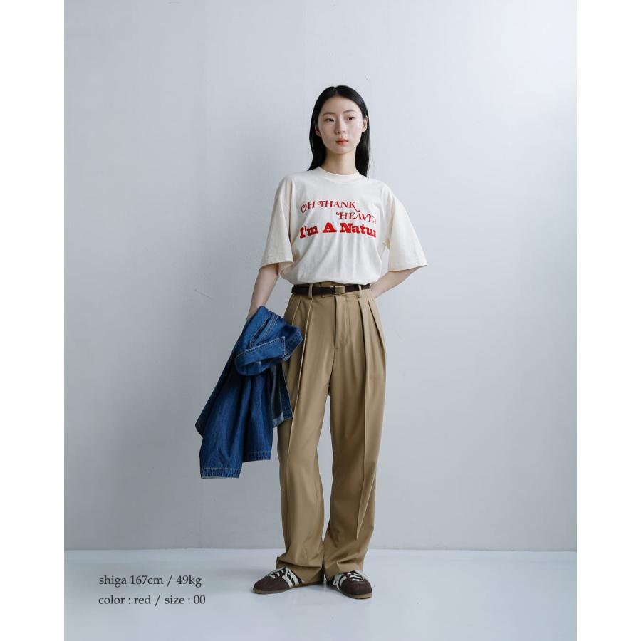 アンダイド UNDYED  オーガニックコットン 半袖 プリントTシャツ 30PV PT-T 26s341a レディース  春夏 2026ss新作の画像