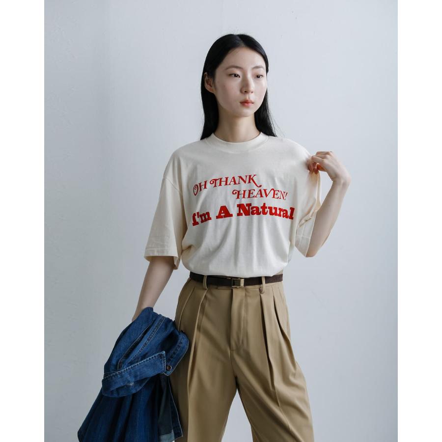 アンダイド UNDYED  オーガニックコットン 半袖 プリントTシャツ 30PV PT-T 26s341a レディース  春夏 2026ss新作の画像