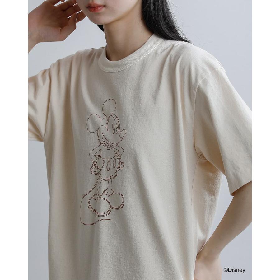 UNDYED アンダイド オーガニックコットン 半袖 プリントTシャツ