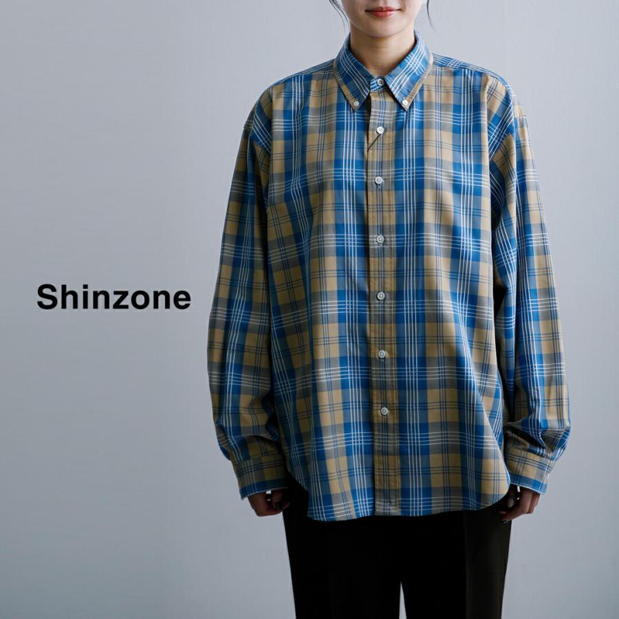 THE SHINZONE オンブレチェックシャツ シンゾーン Shinzone（シンゾーン） チェック ダディシャツ CHECK DADDY SHIRT