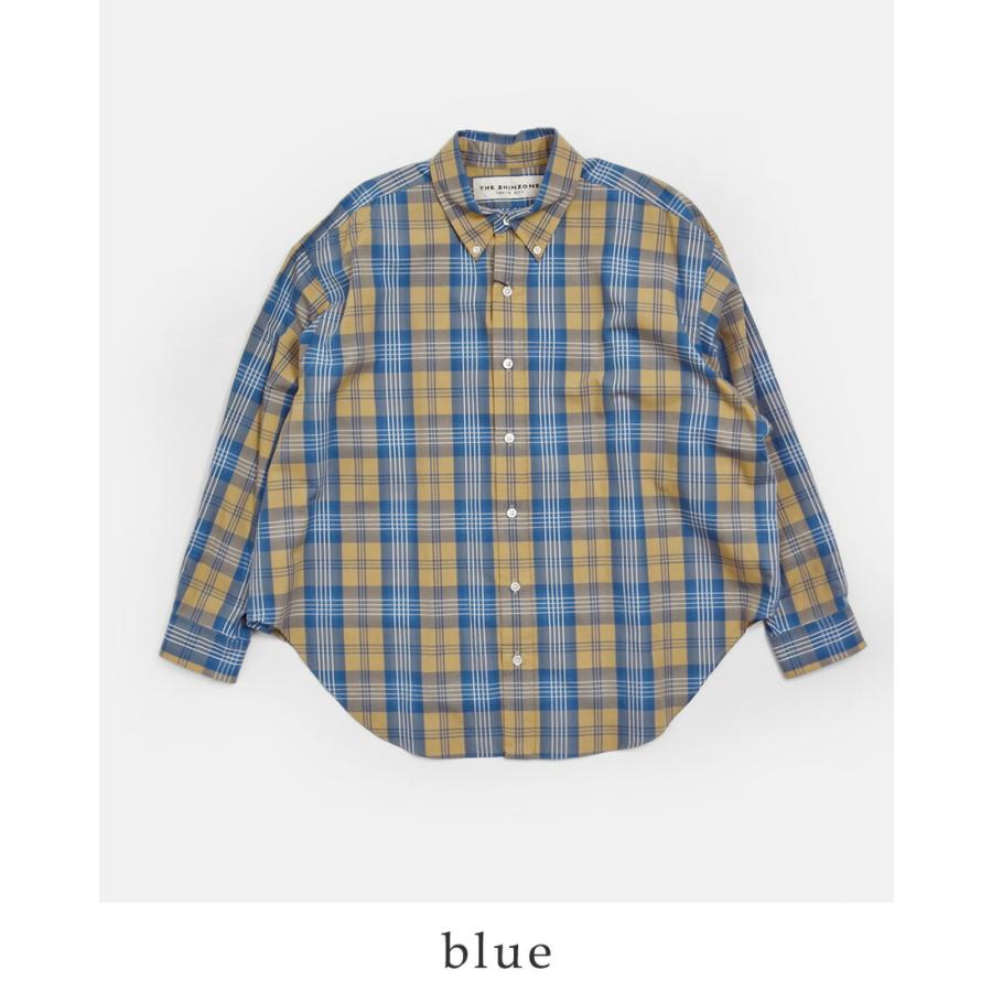 THE SHINZONE オンブレチェックシャツ シンゾーン THE SHINZONE(ザ・シンゾーン)PECK CHECKED SHIRT ペックチェック