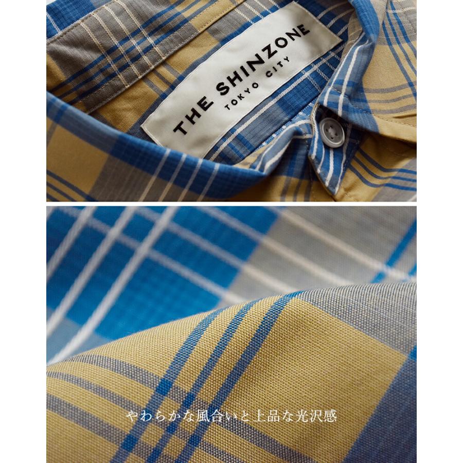 シンゾーン shinzone  チェックブラウス Shinzone シンゾーン チェック ダディシャツ CHECK DADDY SHIRT