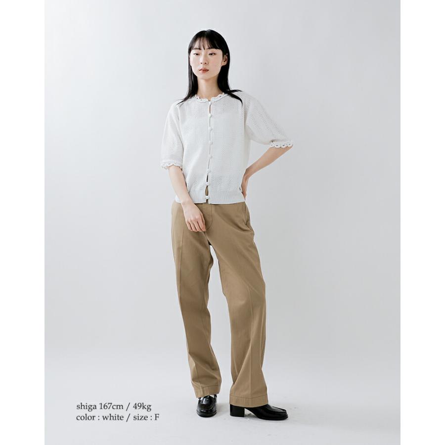 Shinzone（シンゾーン） メッシュ レース ニット カーディガン MESH
