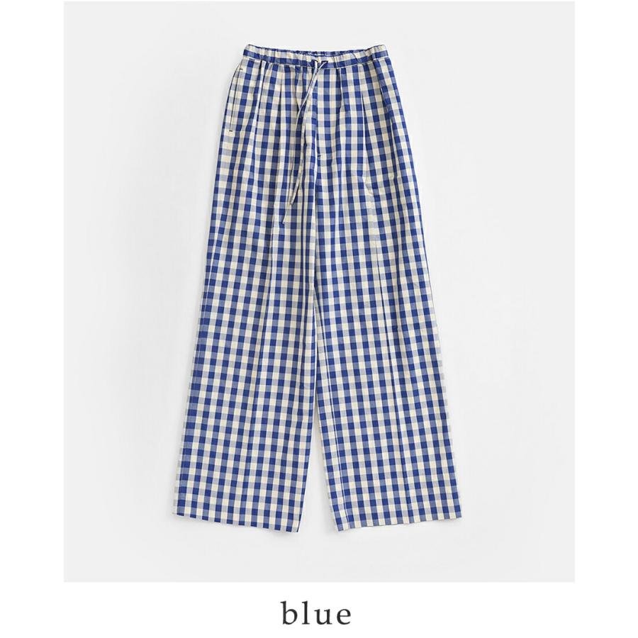 Shinzone（シンゾーン） ギンガム チェック パンツ GINGHAM CHECK