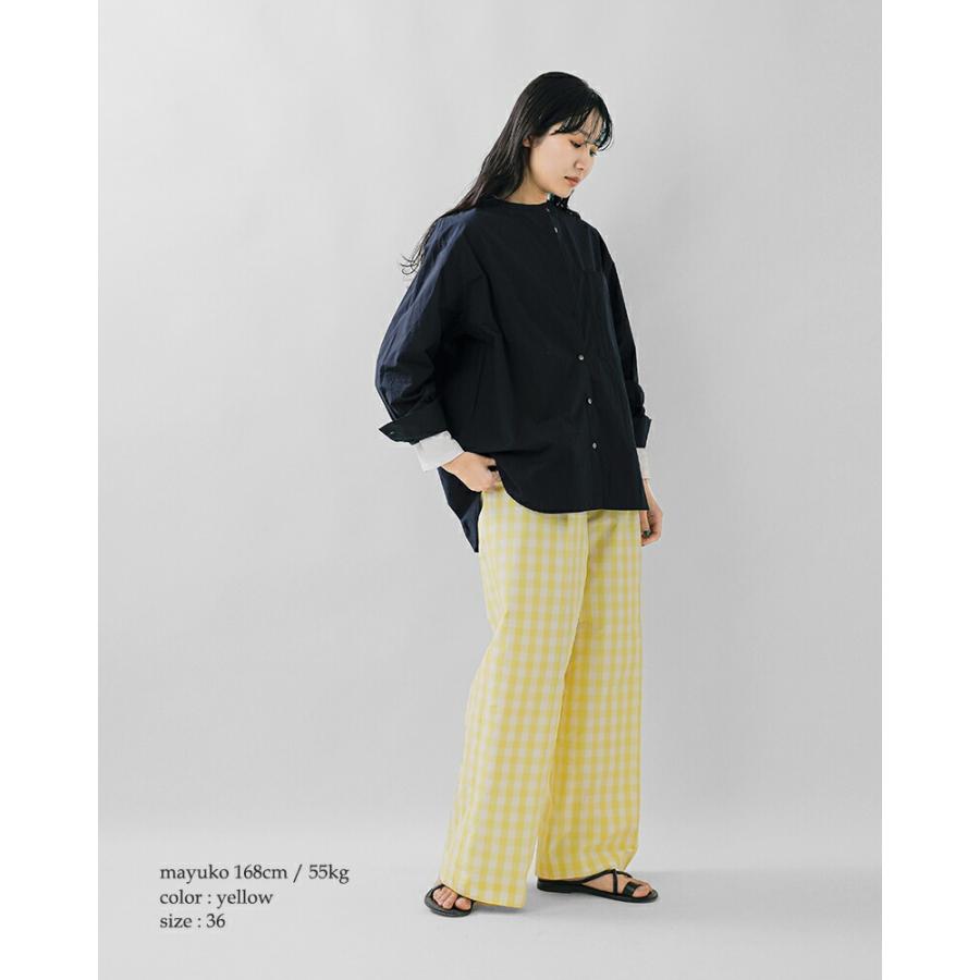 Shinzone（シンゾーン） ギンガム チェック パンツ GINGHAM CHECK