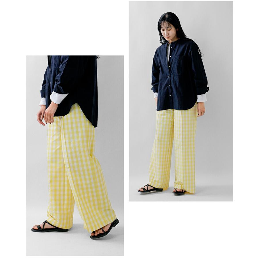 Shinzone（シンゾーン） ギンガム チェック パンツ GINGHAM CHECK