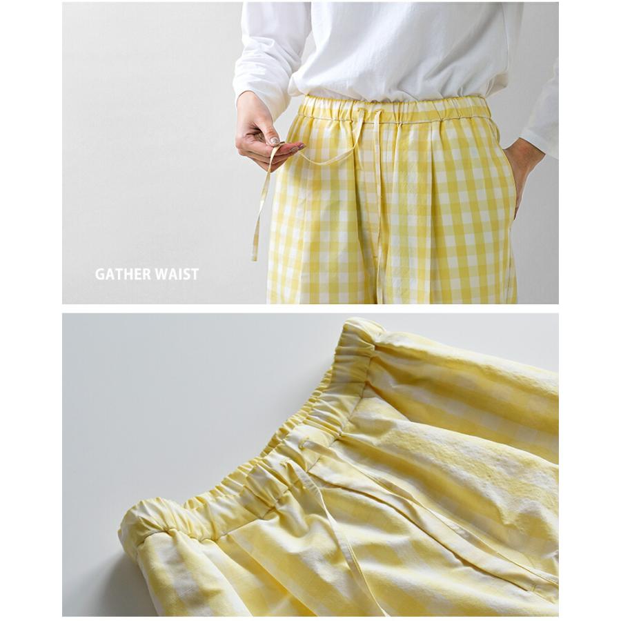 Shinzone（シンゾーン） ギンガム チェック パンツ GINGHAM CHECK