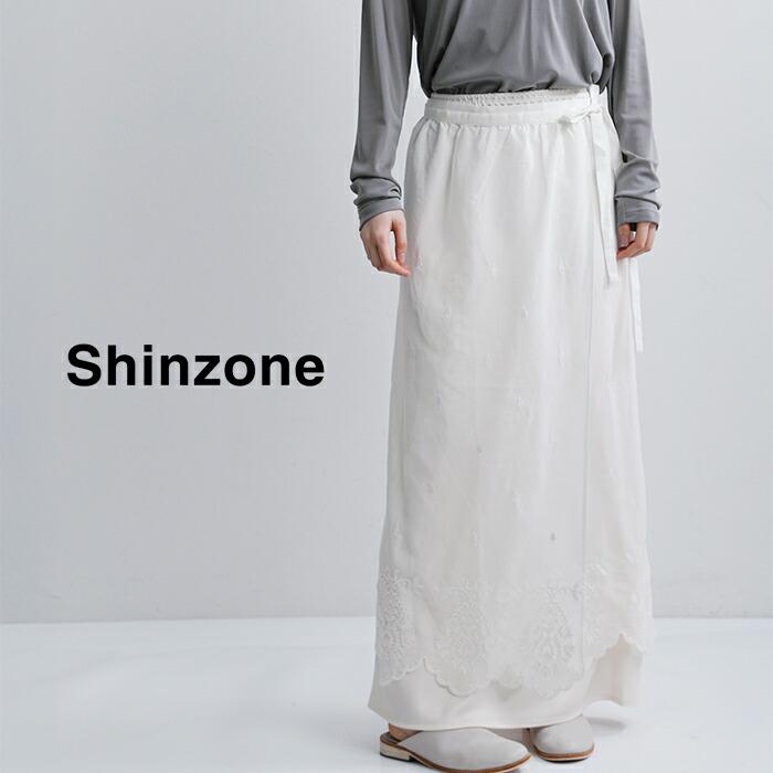 シンゾーン Shinzoneコットン レース エプロン スカート LACE APRON SKIRT 26smssk03 レディース  春夏 2026ss新作の画像
