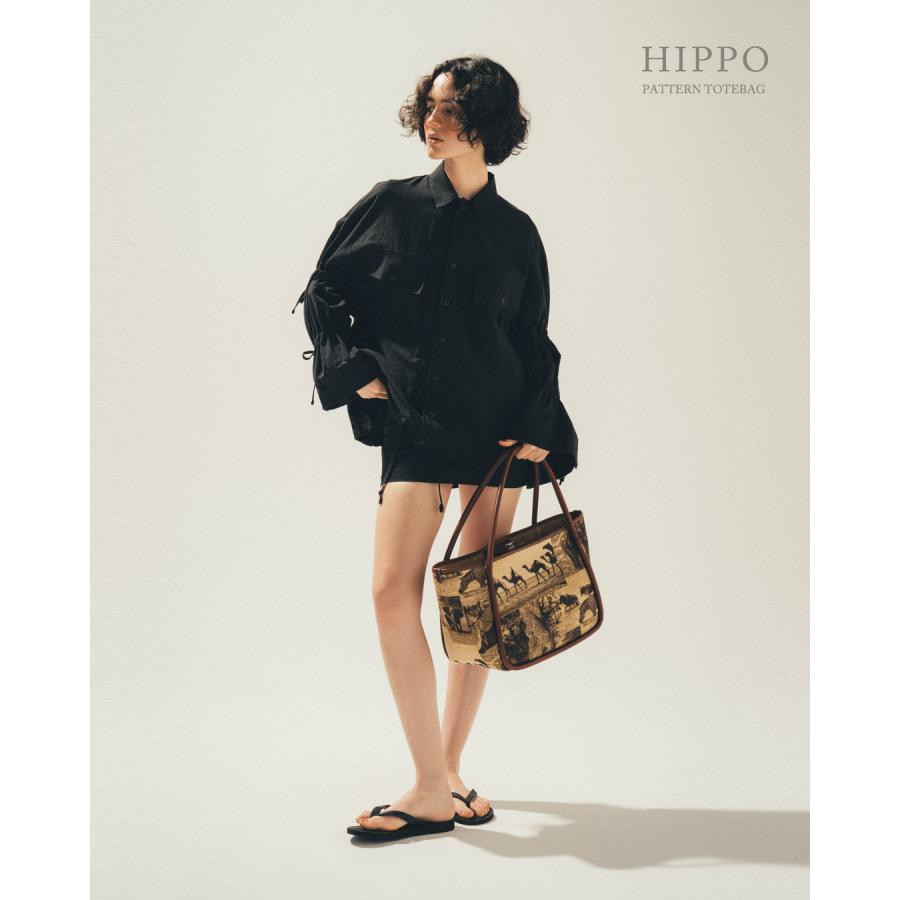 ア ヴァケーション A VACATION  パターン トートバッグ HIPPO 26ss-a114-same1 レディース  春夏 2026ss新作の画像