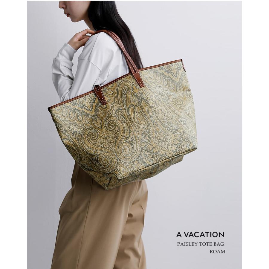 ア ヴァケーション A VACATION ペイズリー トート バッグ ROAM 26ss-a116 レディース  春夏 2026ss新作の画像