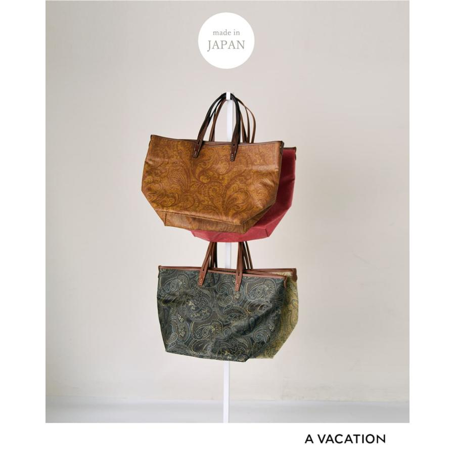 ア ヴァケーション A VACATION ペイズリー トート バッグ ROAM 26ss-a116 レディース  春夏 2026ss新作の画像