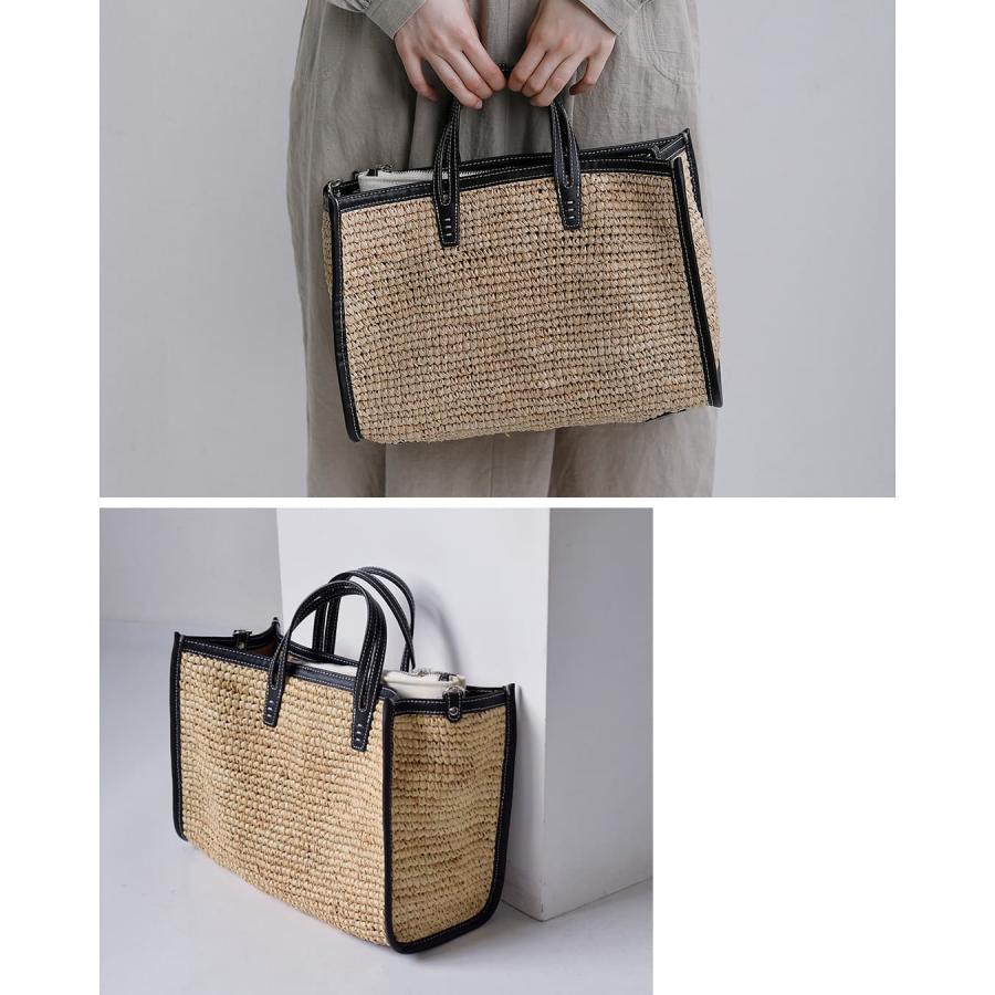 ア ヴァケーション A VACATION ラフィア 2way ショルダーバッグ BREAD M RFA 26ss-a120 レディース  春夏 2026ss新作の画像