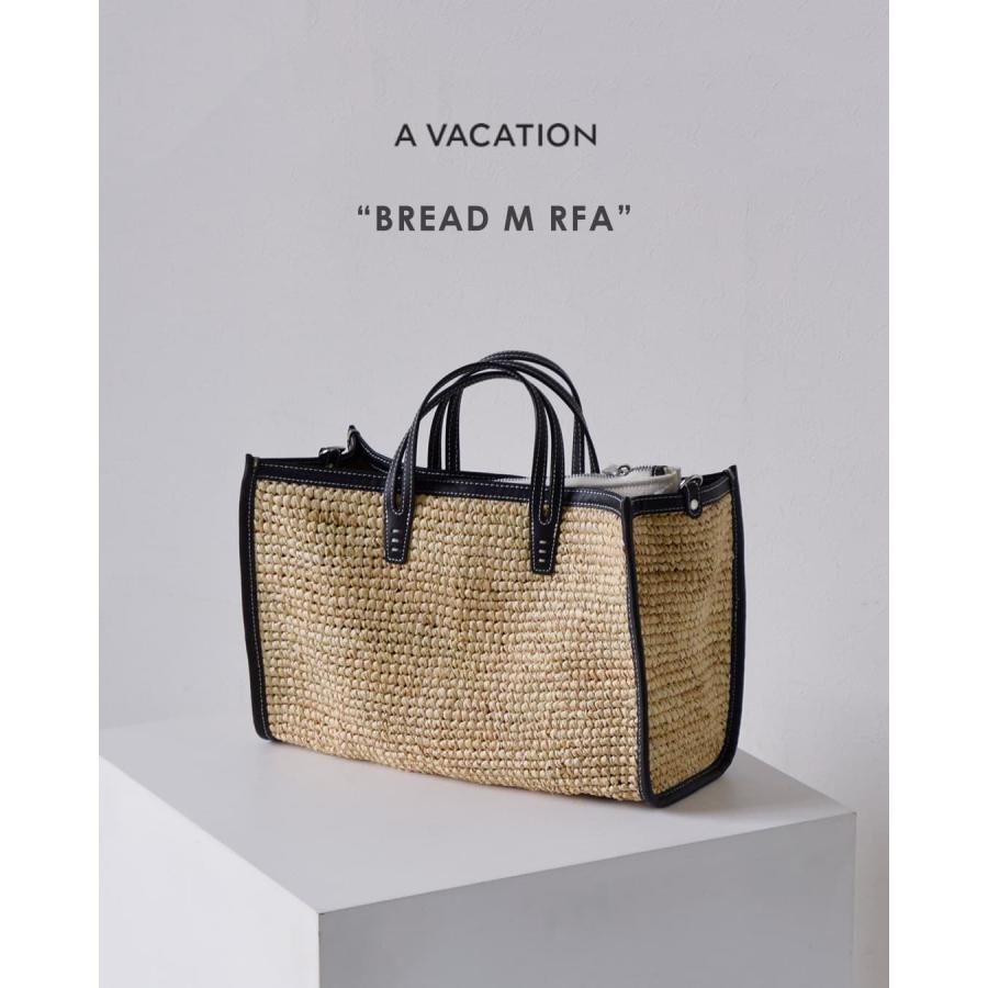ア ヴァケーション A VACATION ラフィア 2way ショルダーバッグ BREAD M RFA 26ss-a120 レディース  春夏 2026ss新作の画像