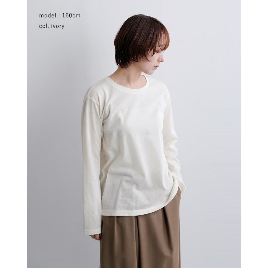 MIZUIRO ミズイロインド mizuiro ind トリコット 長袖 クルーネック T