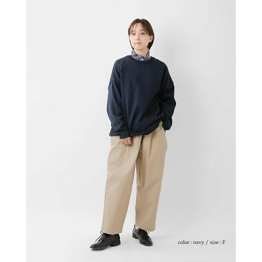 MIZUIRO ミズイロインド mizuiro ind クルーネック ワイド プル