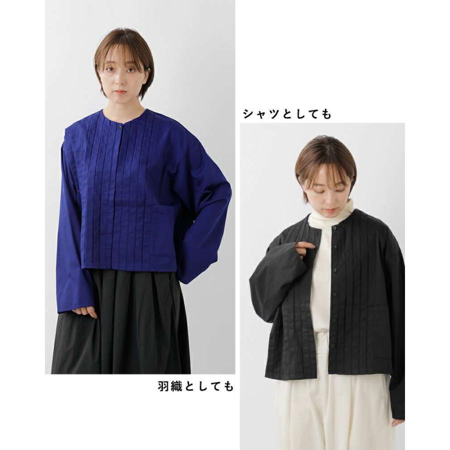 極美品 mizuiroind ピンタックプルオーバーシャツ ブラック コットン 極美品 mizuiroind ピンタックプルオーバーシャツ ブラック