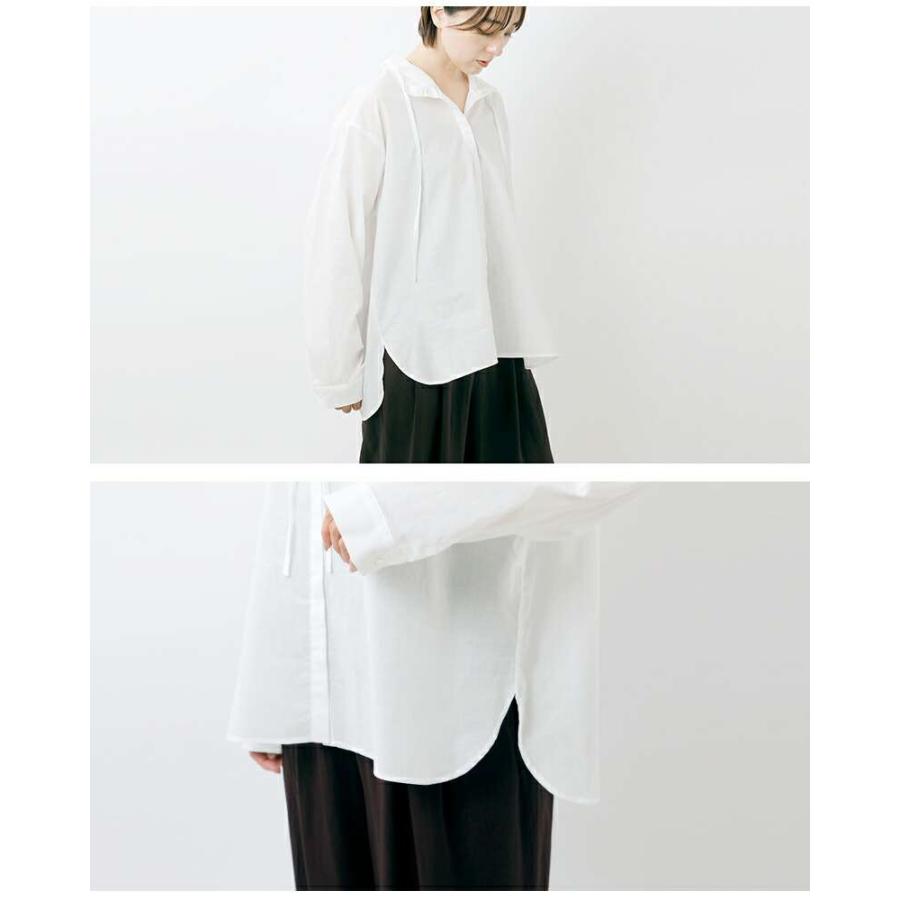 【新品未使用】ミズイロインドスタンドカラーシャツ　綿100% フリーサイズ 楽天市場】mizuiro ind ミズイロインド コットン ギャザー