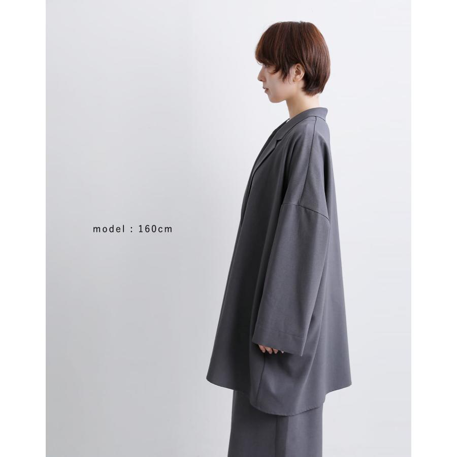 ミズイロインド mizuiro ind ワイド テーラード シャツ ジャケット 3