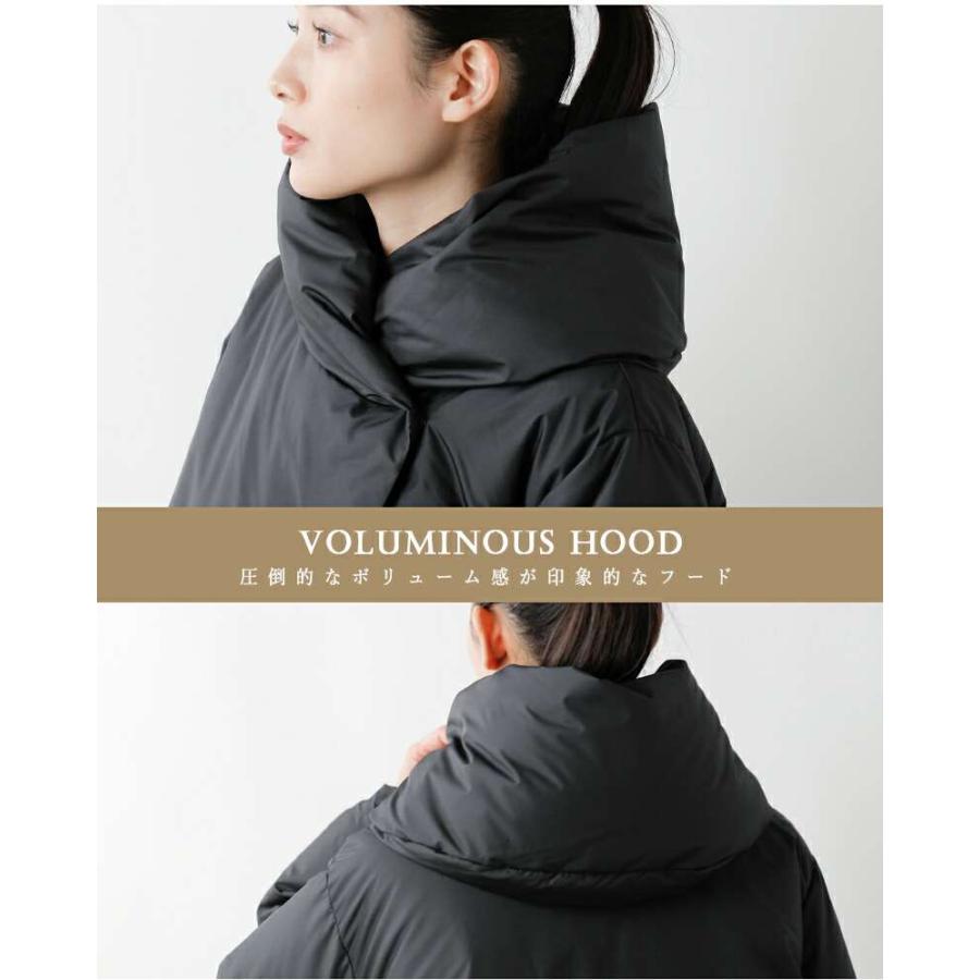 MIZUIRO ミズイロインド mizuiro ind フーデッド ショート ダウン