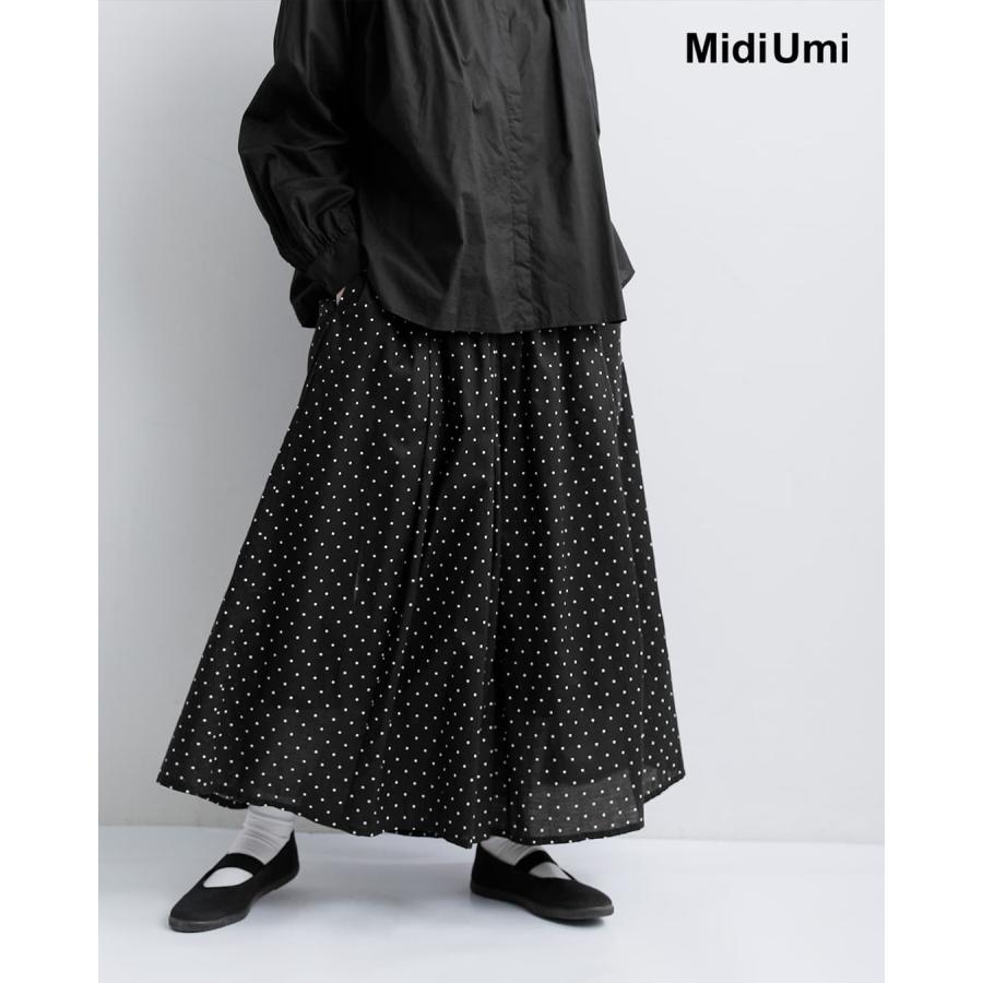 MidiUmi（ミディウミ） MidiUmi 60ローン コットン ドット柄
