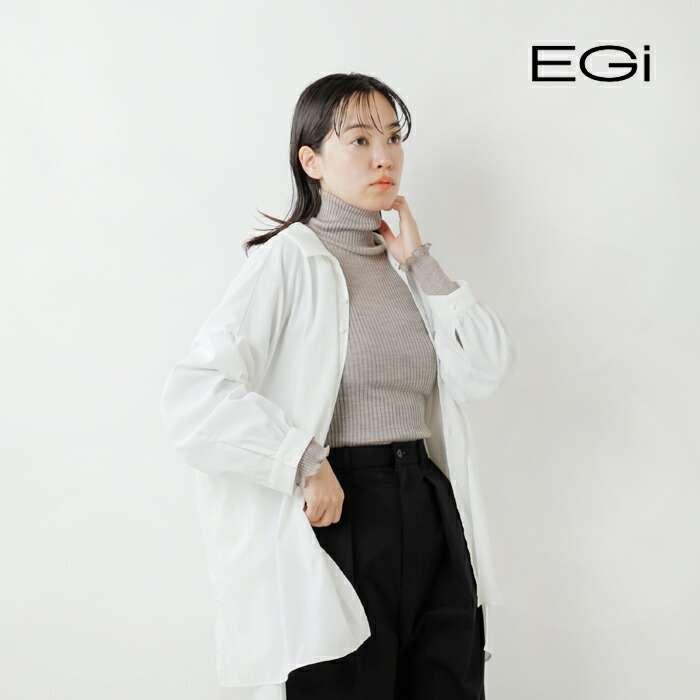 エギ EGI マイクロウール タートルネック プルオーバー 324-turtle