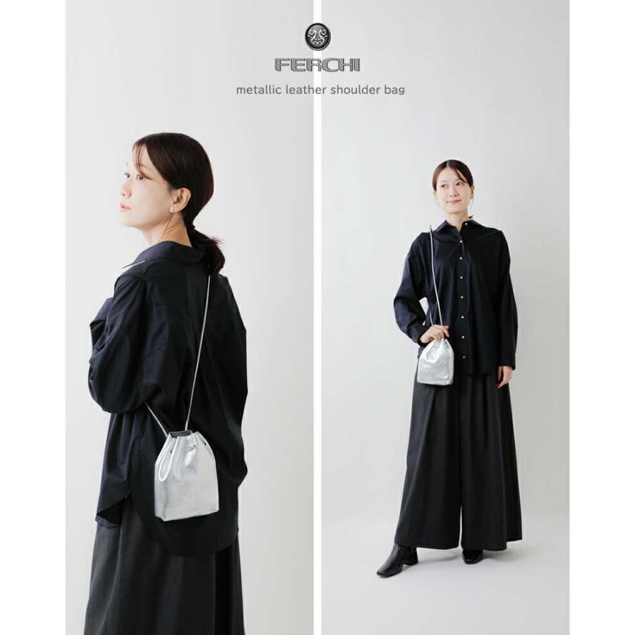 冷奴ジロー Barcelona（LOEWE） フェルチ FERCHI ドラーロレザー メタリック