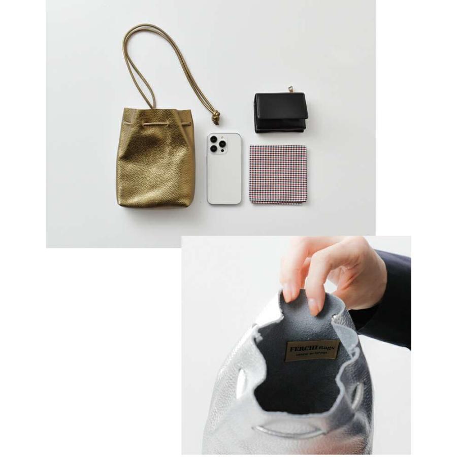 冷奴ジロー Barcelona（LOEWE） フェルチ FERCHI ドラーロレザー メタリック