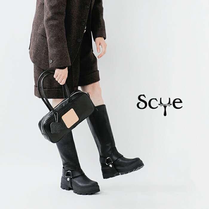 Scye（サイ） ソフトレザーパファー ミニボストンバッグ Soft Leather