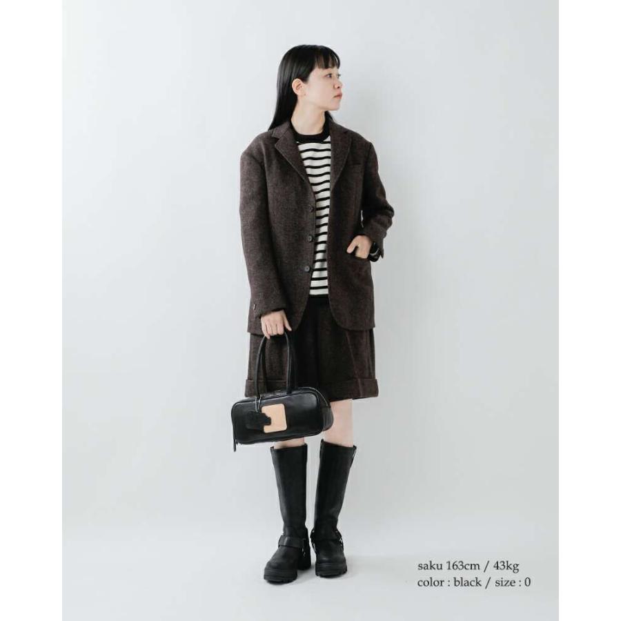 Scye（サイ） ソフトレザーパファー ミニボストンバッグ Soft Leather