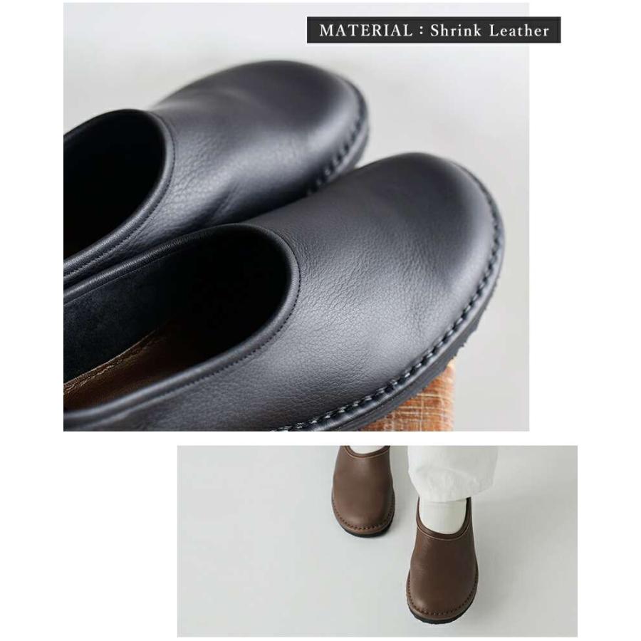 ランブル ダンス ramble dance アウトステッチ オイルシュリンクレザー