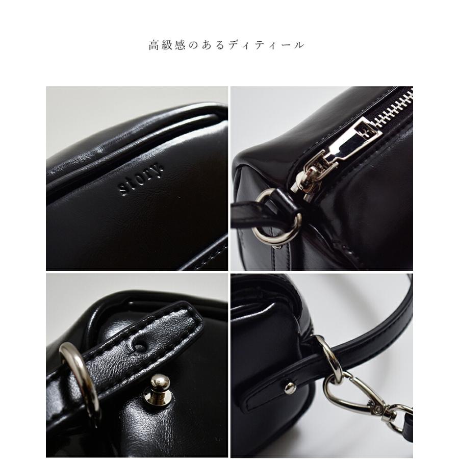 ストーリー story. カウスプリットレザー 3way シリンダー クロスボディ バッグ 3a-1835-4 レディース  春夏 2026ss新作の画像