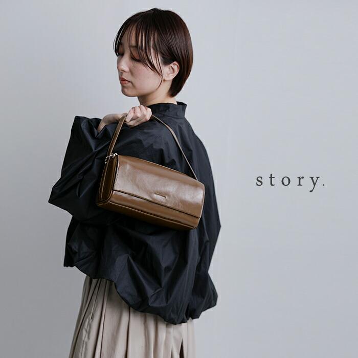 ストーリー story. カウスプリットレザー 3way シリンダー クロスボディ バッグ 3a-1835-4 レディース  春夏 2026ss新作の画像