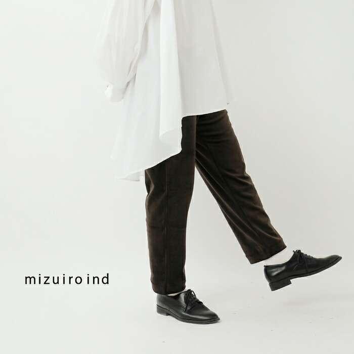 MIZUIRO ミズイロインド mizuiro ind ベロア イージー パンツ 4-260066