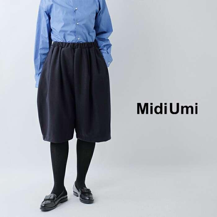 MidiUmi ミディウミ  フランネルタッチ ショート パンツ “flannel touch short PT” 4-760014 レディース 2025aw新作 クーポン対象 MidiUmi（ミディウミ） フランネルタッチ ショート パンツ flannel