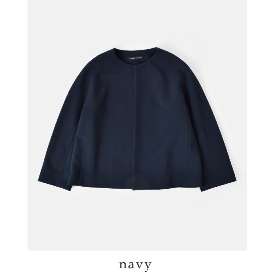 TRAVAIL MANUEL（トラバイユマニュアル） ダブルクロス ノーカラー