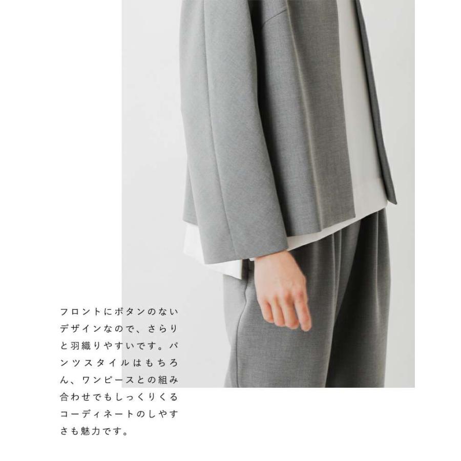 TRAVAIL MANUEL（トラバイユマニュアル） ダブルクロス ノーカラー