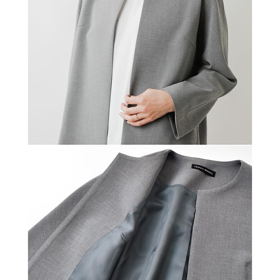 TRAVAIL MANUEL（トラバイユマニュアル） ダブルクロス ノーカラー