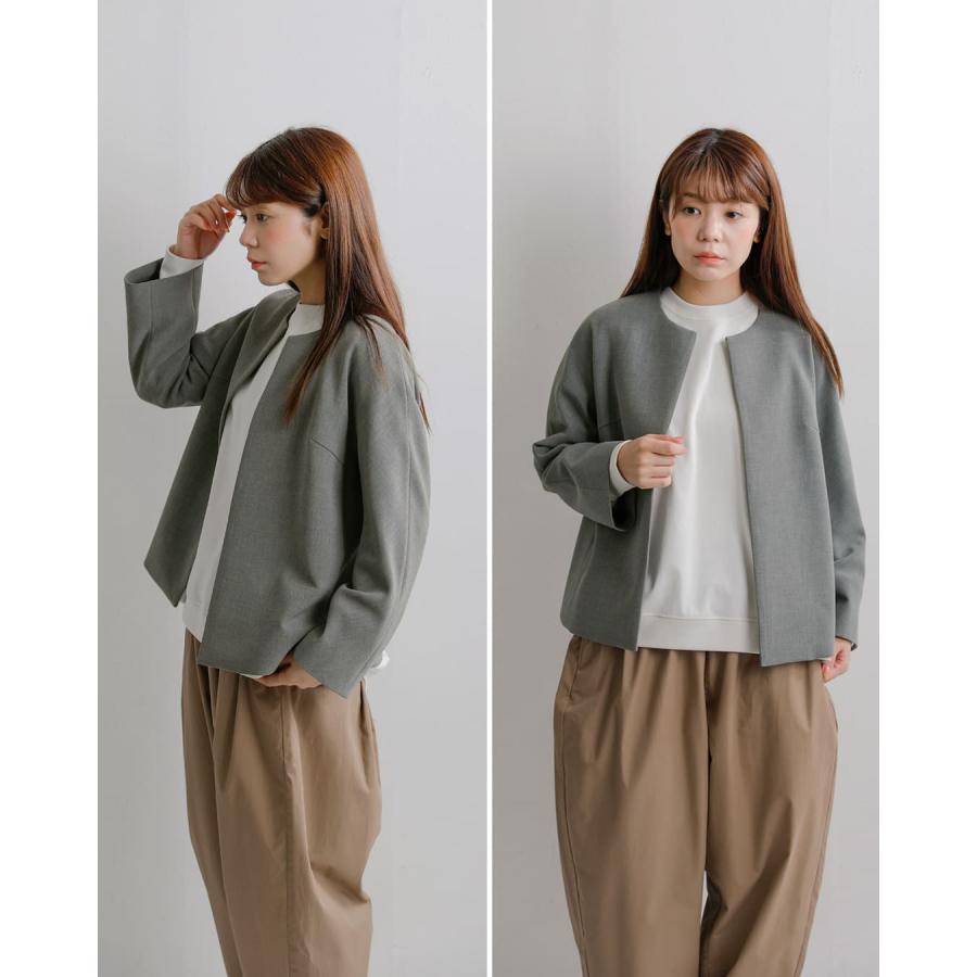 TRAVAIL MANUEL（トラバイユマニュアル） ダブルクロス ノーカラー